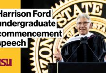 Harrison Ford Undergraduate Commencement Address: Arizona State University (ASU)