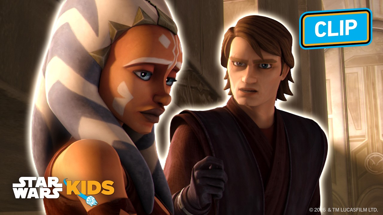 Anakin Tries To Stop Ahsoka From Leaving The Jedi Order | Star Wars ...