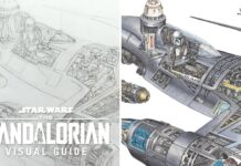 Behind-the-Scenes: Drawing the N-1 Starfighter for Star Wars: The Mandalorian Visual Guide