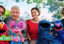 Elmo Makes Friends with Harrison Ford and the Shrinking Cast | Sesame Street