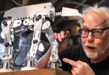 Star Wars’ AT-AT Walker Metal Armature Perfectly Recreated! | Adam Savage’s Tested