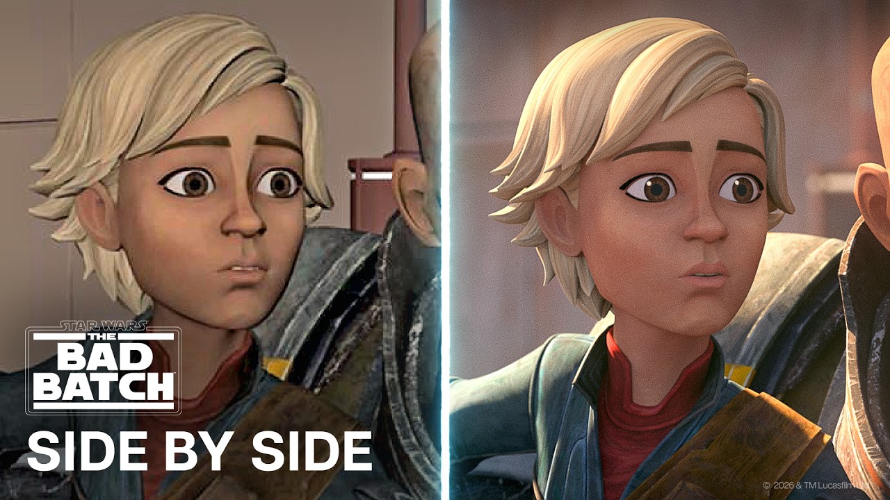 Star Wars: The Bad Batch Side by Side | “Riot Racing” Behind the Scenes ...