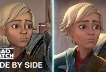 Star Wars: The Bad Batch Side by Side | “Riot Racing” Behind the Scenes | Animatic vs. Episode