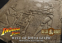 First Look at Regal Robot’s Indiana Jones Well of the Souls Glyph Wall Decor