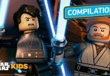 Epic 1 v. 1 Battles 🆚 Luke vs. Vader, Anakin vs. Obi-Wan, and more! | Star Wars Kids