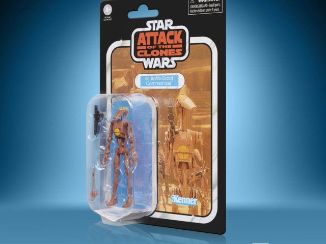 STAR WARS THE VINTAGE COLLECTION B1 BATTLE DROID COMMANDER (2)