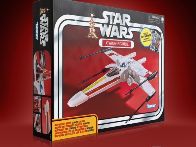 STAR WARS THE VINTAGE COLLECTION X-WING FIGHTER AND LUKE SKYWALKER (X-WING) (3)