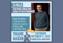 TJ Falls Attending Thank the Maker – Rogue One: A Star Wars Story 10th Anniversary Event on October 17th
