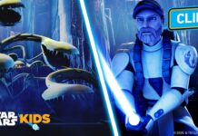 Obi-Wan and Anakin Battle a Carnivorous Plant | Star Wars: The Clone Wars | Star Wars Kids