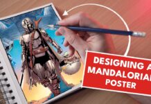 How to Draw the Mandalorian and Grogu (ft. Artist Will Sliney) | Star Wars Illustrated