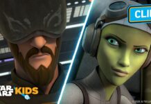 Ezra and Sabine Rescue From Dish | Star Wars Rebels | Star Wars Kids