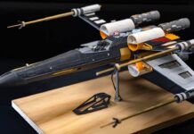 The Naked X-Wing Model Build | Adam Savage’s Tested
