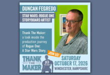 Duncan Fegredo Attending Thank the Maker – Rogue One: A Star Wars Story 10th Anniversary Event on October 17th