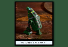 Droid Factory M5-BZ with Meebur Gascon from D-Squad Available on October 2nd