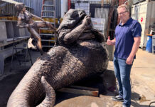 Mark Newman on His Leia vs Jabba Life Size Bronze Sculpture at Lucas Museum of Narrative Art