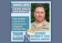 Yannick Lorvo Attending Thank the Maker – Rogue One: A Star Wars Story 10th Anniversary Event on October 17th
