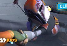 Ezra and Sabine Skydive | Star Wars Rebels | Star Wars Kids