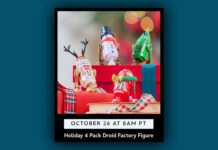 Disney Droid Factory Holiday 4-Pack Revealed