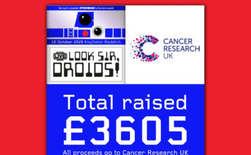 Echo Base Live – Look Sir, Droids! Raises £3605 for Cancer Research UK